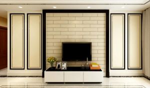 硅藻泥電視背景墻