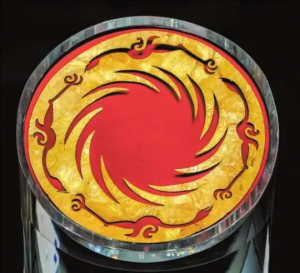 商周太陽神鳥金飾